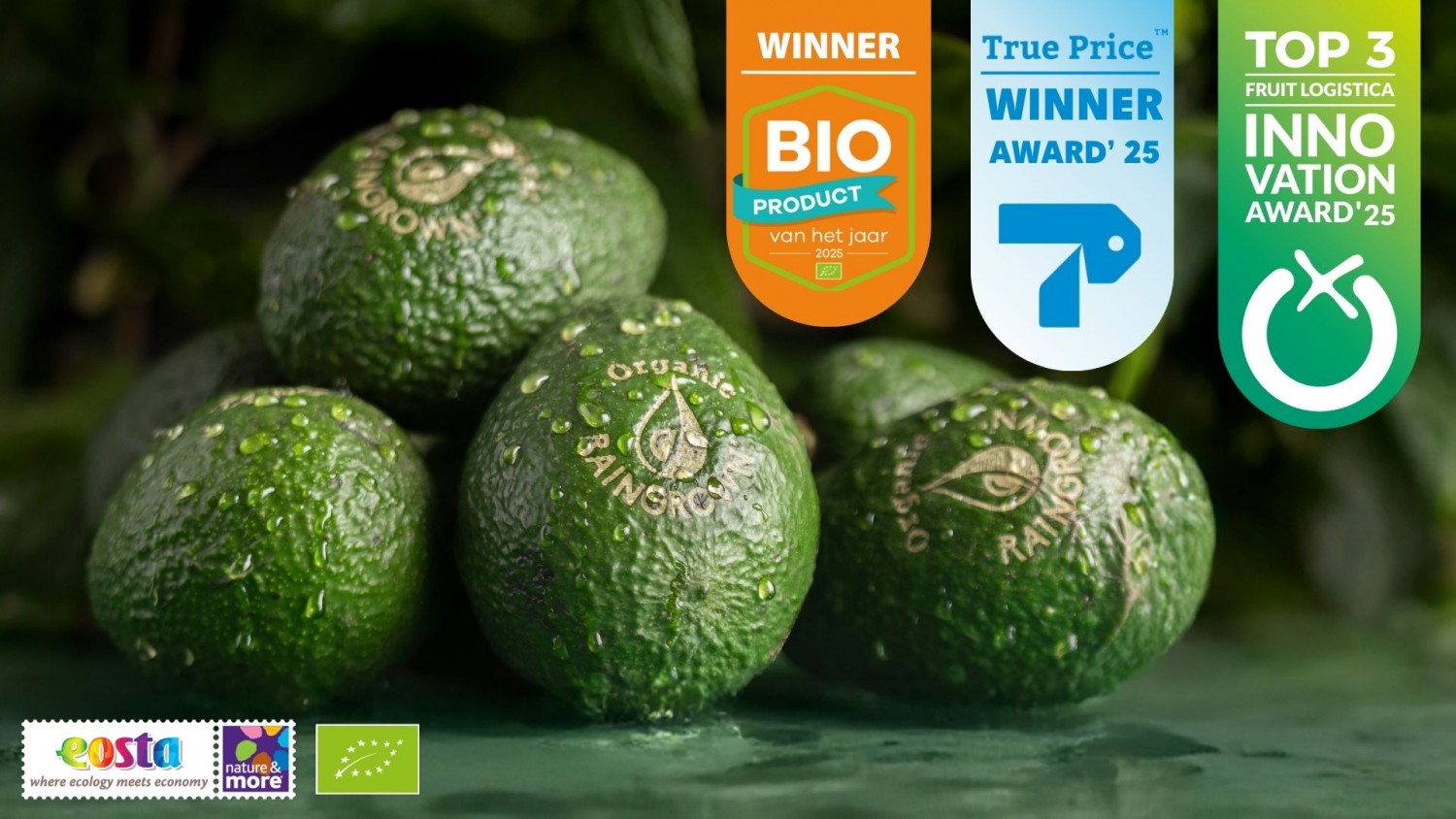 Organic Raingrown Avocado | Eosta | Awards